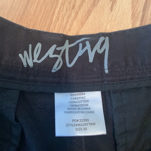 WEST49 black shorts size 30 bundle up to save - Picture 3 of 4